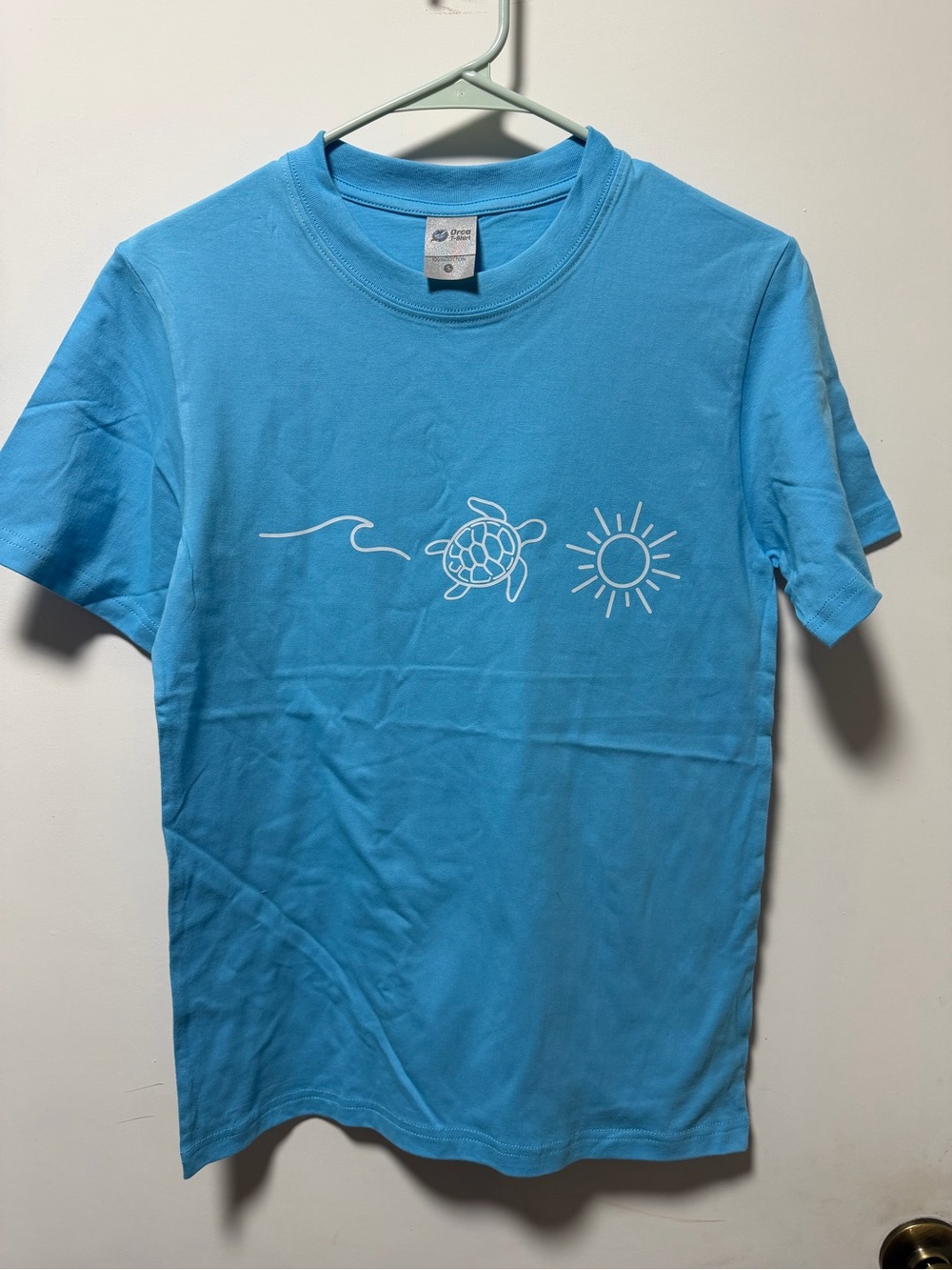 Classic Sea Turtle Graphic Tee - Blue
